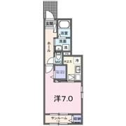 ハピネス立石 Dの間取り画像