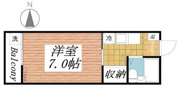 レジデンス小松原の間取り画像