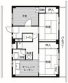 ビレッジハウス四郎丸2号棟の間取り画像