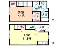 studio AZUL Aの間取り画像