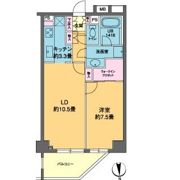 カスタリア高輪の間取り画像