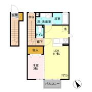 セントラル住吉 Aの間取り画像