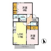 ヴェルドミールⅡ Aの間取り画像
