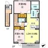 ソレアード Bの間取り画像