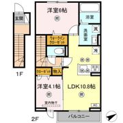 ソレアード Bの間取り画像