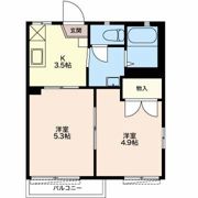 エクレール Aの間取り画像