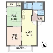 ファミール中田の間取り画像