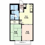 フレグランス東栄 Bの間取り画像