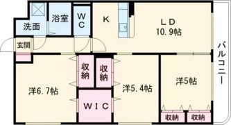 ユーミー桜の間取り画像