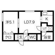 ガーデンコート壱番館の間取り画像