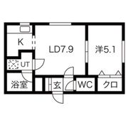 ガーデンコート壱番館の間取り画像