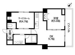 プリオーレリベルタ桂A棟の間取り画像