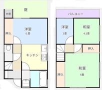 猫と木漏れ日のカヌレの間取り画像