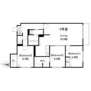 ZABO HILLS MINAMI6JOの間取り画像