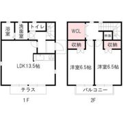 コテージ徳田の間取り画像