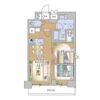 グランエール西日暮里SOUTHの間取り画像