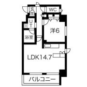パルティール新栄の間取り画像