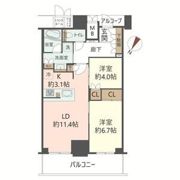 ジオタワー大阪十三の間取り画像