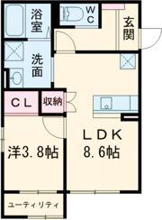 ONE小俣の間取り画像