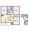 シャルマンAの間取り画像