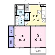 グランドゥール山川壱番館の間取り画像