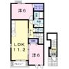 パレ影取の間取り画像
