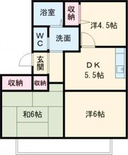 クレールロジュマンの間取り画像