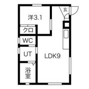 Ceres岩塚駅前B棟の間取り画像