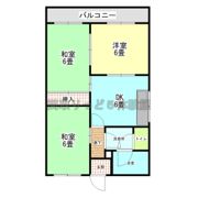 レジデンスみなみA棟の間取り画像
