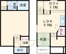 レイディエンス庄内通の間取り画像
