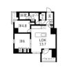 グランドメゾン京都御池通の間取り画像