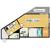KTIレジデンス深草の間取り画像