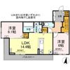 グランディール レオンの間取り画像