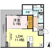 グランディール レオンの間取り画像
