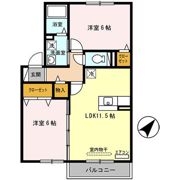 セジュールアースマーシⅣの間取り画像