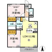 シャンポールさい E棟の間取り画像