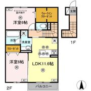 シャンポールさい E棟の間取り画像