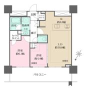 URAWA THE TOWERの間取り画像