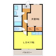 ウィステリア･レイ1番館の間取り画像