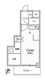 JMFResidence町田の間取り画像