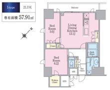 ラティエラ板橋の間取り画像
