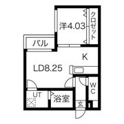 Enchantee医大前(アンシャンテ)の間取り画像