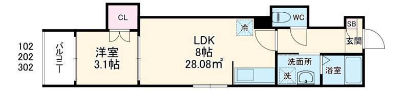 Ciel Terraceの間取り画像