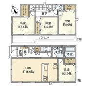 藤島町中島戸建の間取り画像