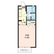 メゾン グリシーヌBの間取り画像