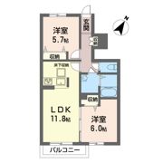 メゾン サプールIの間取り画像