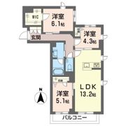グランディールの間取り画像