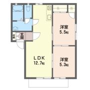 サミー タウン Fの間取り画像