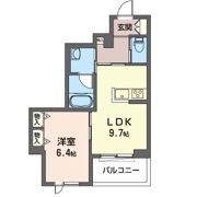 LUNA crescent（ルナ クレッセント）の間取り画像