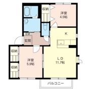 グランシードつきみ野IIの間取り画像